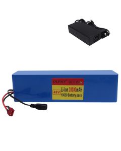 Batteria per bicicletta elettrica 48v 30Ah 18650 Pacco batteria agli ioni di litio 13S3P con caricabatterie