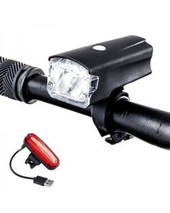 Luce per bici a 3 colori USB ricaricabile IPX-4 Accessori per bici con luce LED impermeabile
