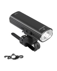 Gaciron 600 lumen 2 in 1 USB ricaricabile 2500mAh impermeabile LED luce casco bici luce