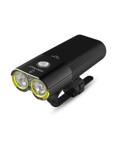 GACIRON Power Bank LED Impermeabile Ricarica USB 1600 Lumen Luce per bici da montagna / ad alta velocità