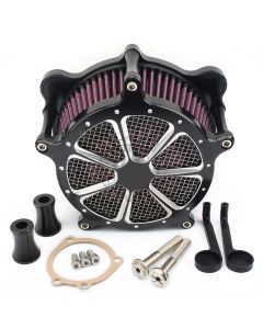 Sistema di aspirazione moto filtro aria per Harley Dyna FXR 1993-2017 Softail Touring Electra Glide
