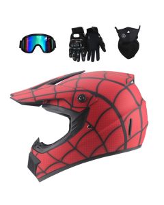 Spiderman casco moto bici equitazione casco outdoor casco integrale giocattolo per bambini