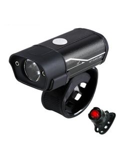 Fari e fanali posteriori per bicicletta ricaricabili tramite USB Set di fanali posteriori a LED ad alta luminosità da 600 lumen