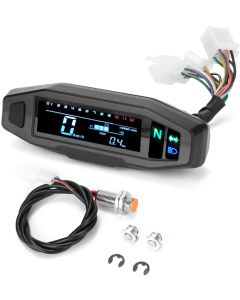 Motociclo generale modificato mini mini tachimetro LCD ad alta definizione tachimetro indicatore di velocità indicatore dell'olio