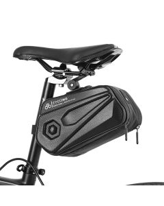 WEST BIKING borsa posteriore per bicicletta borsa posteriore per bicicletta 2.6L borsa da sella con guscio rigido borsa posteriore cuscino