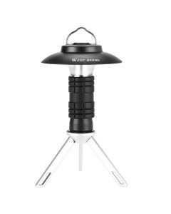 WEST BIKING Lampada da campeggio portatile multifunzione 3 modalità di illuminazione Lanterna per tenda Torcia esterna