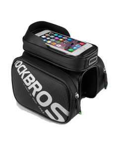Bolsa de bicicleta ROCKBROS bolsa de tubo superior para teléfono con pantalla táctil a prueba de lluvia