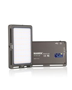 MAMEN ultra-sottile dimming LED 120pcs CRI96 fotocamera digitale con display OLED con luce di riempimento della batteria