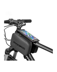 ROCKBROS Borsa per bicicletta 2 in 1 Borsa per bicicletta con touch screen impermeabile Borsa per cellulare con schermo da 6,0 "