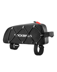 ROCKBROS Borsa da bici impermeabile riflettente anteriore superiore telaio grande capacità borsa da bici ultra leggera 1L