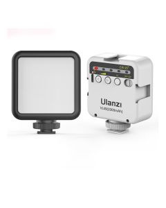 Ulanzi VL49 6W Mini LED Video Light 2000mAh Batteria incorporata 5500K Illuminazione fotografica 2700K-3500K Vlog Fill Light